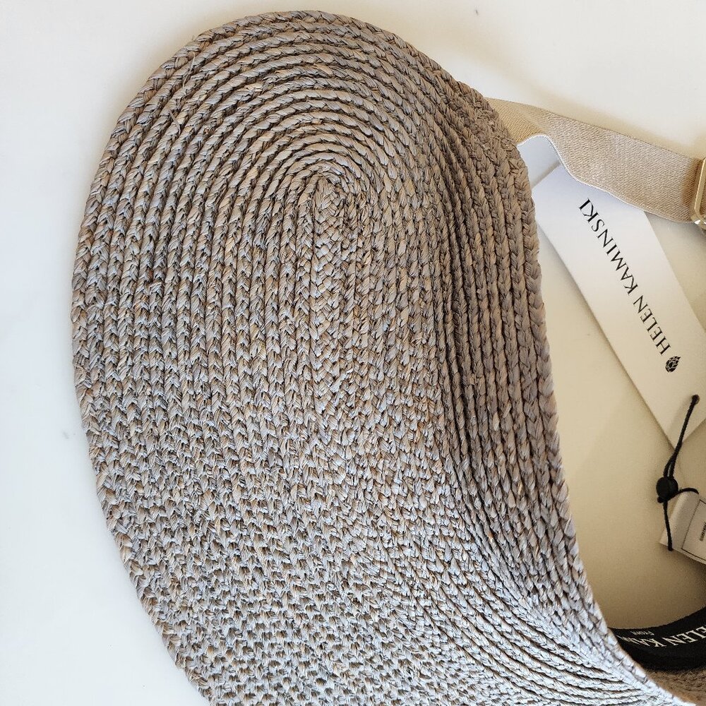 NWT - Helen Kaminski Maris Raffia Visor Hat - Eclipse👒 #11957 - Picture 6 of 12